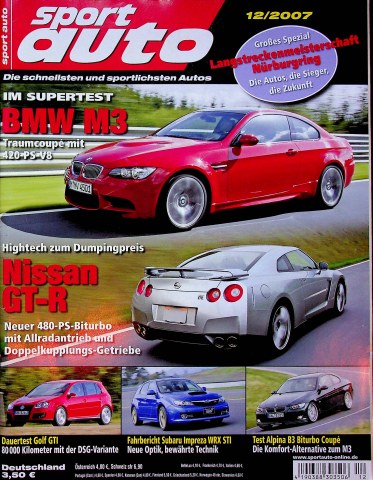 Deckblatt Sport Auto (12/2007)